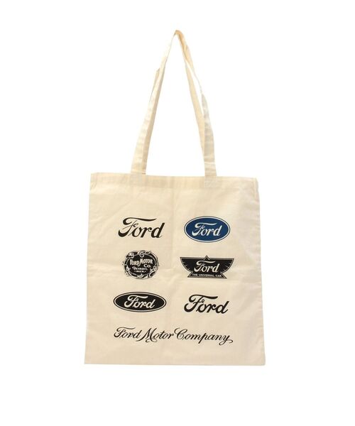 Ungrid（アングリッド）の「Fordロゴトートバッグ（トートバッグ・レディース・アイボリー・FREE）」の4枚目の写真