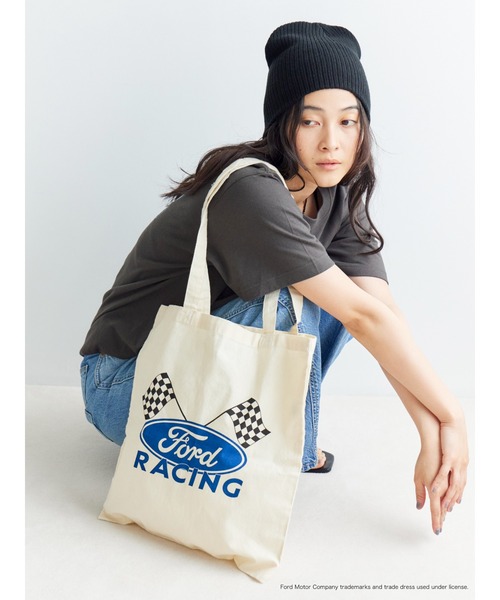 Ungrid（アングリッド）の「Fordロゴトートバッグ（トートバッグ・レディース・アイボリー・FREE）」の8枚目の写真