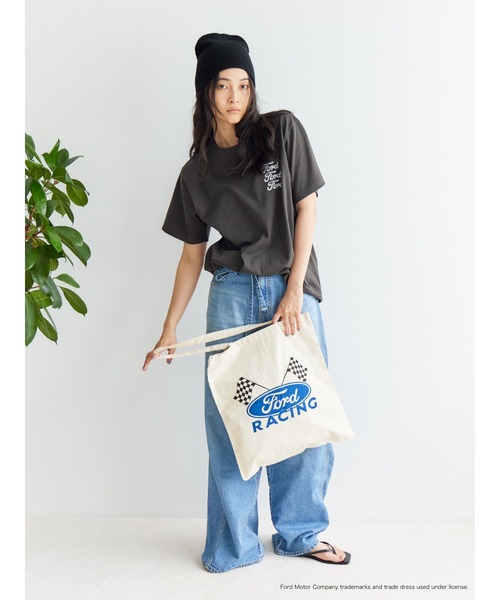 Ungrid（アングリッド）の「Fordロゴトートバッグ（トートバッグ・レディース・アイボリー・FREE）」の7枚目の写真