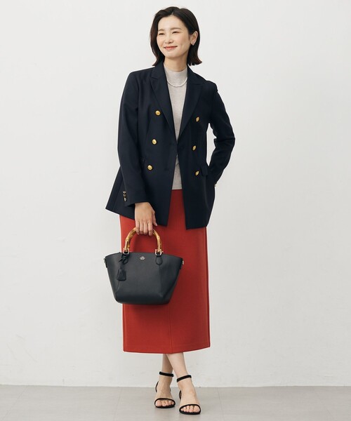 J.PRESS Ladies(J.プレス レディス)の「【人気のため新色追加】PRINCE ハイネック ニット(ニット/セーター・レディース・ライトグレー系/ベージュ系/ダルブルー系/ブラック系/イエロー系/ホワイト系/ベージュ系1/ライトグリーン/ふじ色系/ピンク系2・SMALL)」の12枚目の写真