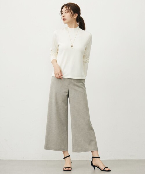 J.PRESS Ladies(J.プレス レディス)の「【人気のため新色追加】PRINCE ハイネック ニット(ニット/セーター・レディース・ライトグレー系/ベージュ系/ダルブルー系/ブラック系/イエロー系/ホワイト系/ベージュ系1/ライトグリーン/ふじ色系/ピンク系2・SMALL)」の13枚目の写真