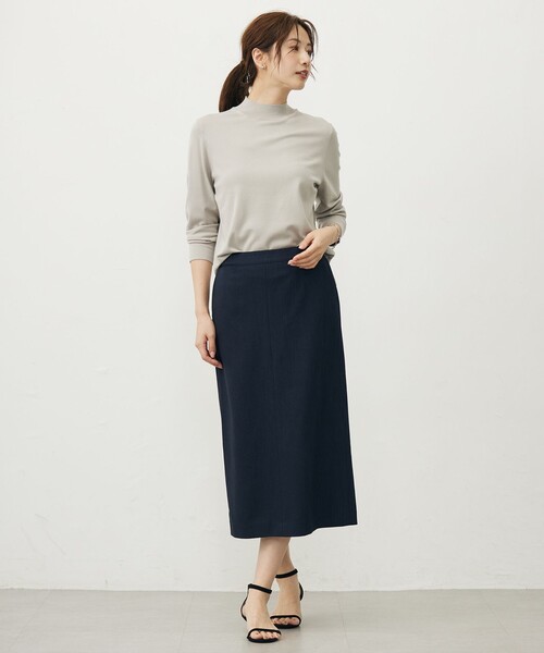 J.PRESS Ladies(J.プレス レディス)の「【人気のため新色追加】PRINCE ハイネック ニット(ニット/セーター・レディース・ライトグレー系/ベージュ系/ダルブルー系/ブラック系/イエロー系/ホワイト系/ベージュ系1/ライトグリーン/ふじ色系/ピンク系2・SMALL)」の16枚目の写真