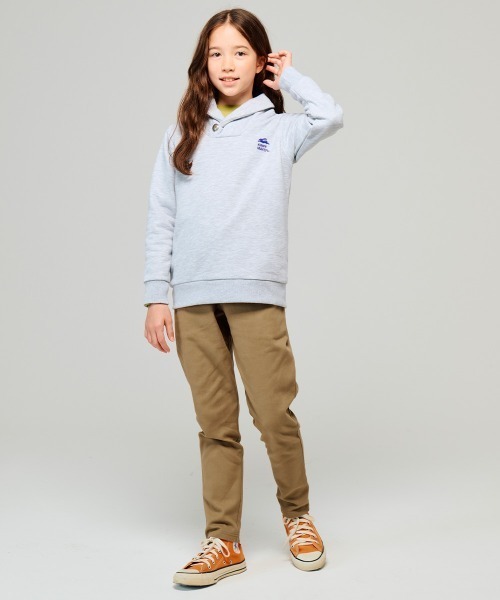 KRIFF MAYER Kid's Collection（クリフメイヤーキッズコレクション）の「綿起毛テーパードパンツ（チノパンツ・キッズ・カーキ/チャコール/ベージュ/ネイビー・170/150/140/130/120/160）」の7枚目の写真