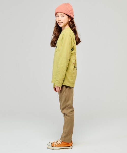 KRIFF MAYER Kid's Collection（クリフメイヤーキッズコレクション）の「綿起毛テーパードパンツ（チノパンツ・キッズ・カーキ/チャコール/ベージュ/ネイビー・170/150/140/130/120/160）」の9枚目の写真