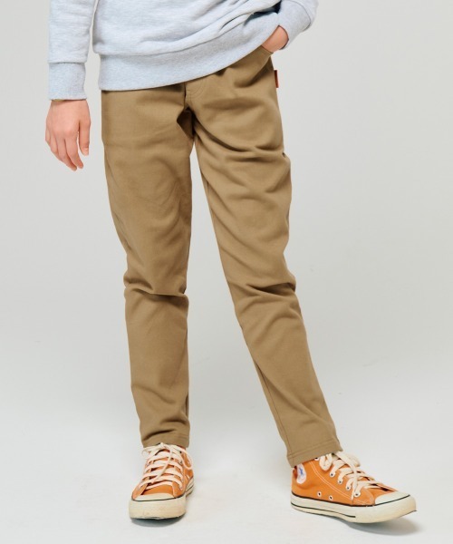 KRIFF MAYER Kid's Collection（クリフメイヤーキッズコレクション）の「綿起毛テーパードパンツ（チノパンツ・キッズ・カーキ/チャコール/ベージュ/ネイビー・170/150/140/130/120/160）」の5枚目の写真