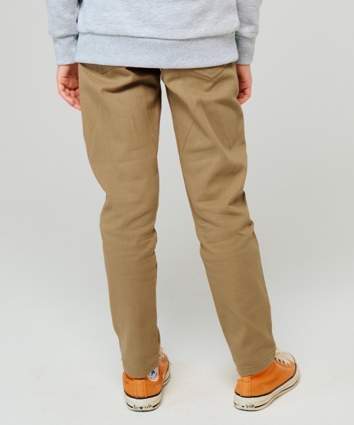 KRIFF MAYER Kid's Collection（クリフメイヤーキッズコレクション）の「綿起毛テーパードパンツ（チノパンツ・キッズ・カーキ/チャコール/ベージュ/ネイビー・170/150/140/130/120/160）」の6枚目の写真