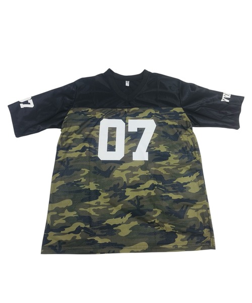 VIBGYOR（ヴィブジョー）の「【lulufa】メッシュ切り替えナンバリングゲームシャツ(CZ)（Tシャツ/カットソー・レディース・ブラック・LARGE/MEDIUM）」の6枚目の写真