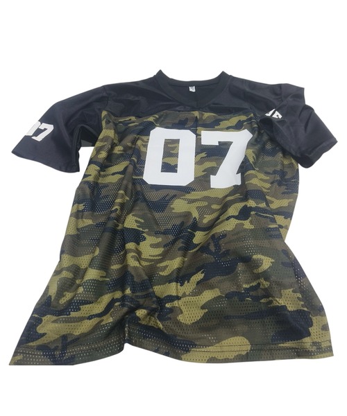 VIBGYOR（ヴィブジョー）の「【lulufa】メッシュ切り替えナンバリングゲームシャツ(CZ)（Tシャツ/カットソー・レディース・ブラック・LARGE/MEDIUM）」の11枚目の写真