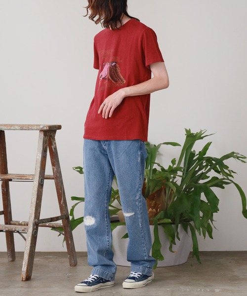REMI RELIEF(レミレリーフ)の「REMI RELIEF/レミレリーフ 14OZ DENIM 5Pkt パンツ(リペア)デニムパンツ(デニムパンツ・メンズ・ブルー・L/M)」の14枚目の写真