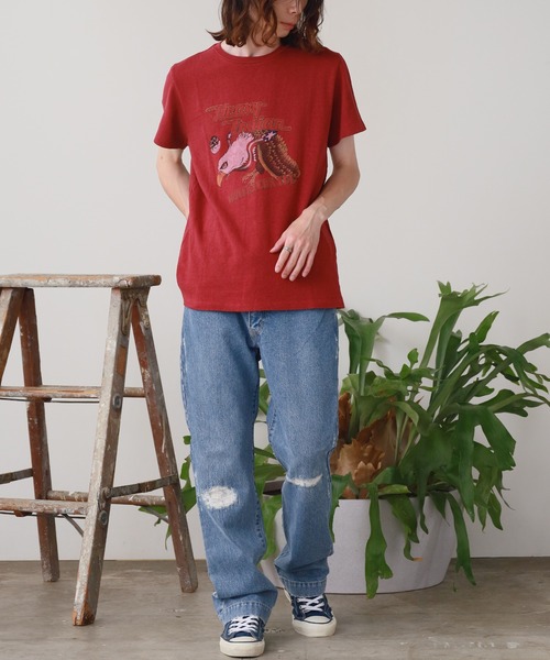 REMI RELIEF(レミレリーフ)の「REMI RELIEF/レミレリーフ 14OZ DENIM 5Pkt パンツ(リペア)デニムパンツ(デニムパンツ・メンズ・ブルー・L/M)」の13枚目の写真