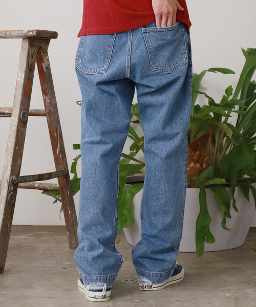REMI RELIEF(レミレリーフ)の「REMI RELIEF/レミレリーフ 14OZ DENIM 5Pkt パンツ(リペア)デニムパンツ(デニムパンツ・メンズ・ブルー・L/M)」の12枚目の写真
