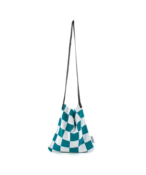ROOPTOKYO(ループトウキョウ)の「Dept Pop/デプトポップ CHECKERED KNIT BAG ショルダーバッグ 秋物 秋服 2026年秋冬(ショルダーバッグ・レディース・グリーン/ブラック・FREE)」の10枚目の写真