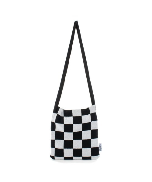 ROOPTOKYO(ループトウキョウ)の「Dept Pop/デプトポップ CHECKERED KNIT BAG ショルダーバッグ 秋物 秋服 2026年秋冬(ショルダーバッグ・レディース・グリーン/ブラック・FREE)」の3枚目の写真