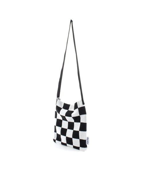 ROOPTOKYO(ループトウキョウ)の「Dept Pop/デプトポップ CHECKERED KNIT BAG ショルダーバッグ 秋物 秋服 2026年秋冬(ショルダーバッグ・レディース・グリーン/ブラック・FREE)」の5枚目の写真