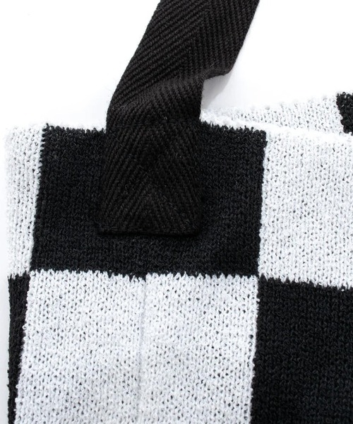 ROOPTOKYO(ループトウキョウ)の「Dept Pop/デプトポップ CHECKERED KNIT BAG ショルダーバッグ 秋物 秋服 2026年秋冬(ショルダーバッグ・レディース・グリーン/ブラック・FREE)」の14枚目の写真