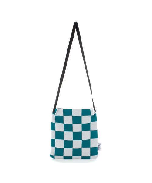 ROOPTOKYO(ループトウキョウ)の「Dept Pop/デプトポップ CHECKERED KNIT BAG ショルダーバッグ 秋物 秋服 2026年秋冬(ショルダーバッグ・レディース・グリーン/ブラック・FREE)」の8枚目の写真