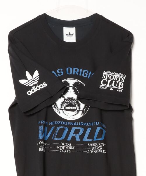 90年代のサッカー グラフィック半袖Tシャツ / アディダス