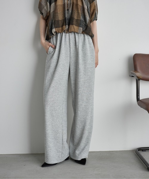 THE YOn(ザヨン)の「フリルベルト付きスウェットイージーパンツ(スウェットパンツ・レディース・グレー/ピンク/カーキブラウン・FREE)」の12枚目の写真