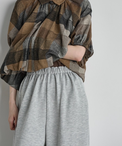 THE YOn(ザヨン)の「フリルベルト付きスウェットイージーパンツ(スウェットパンツ・レディース・グレー/ピンク/カーキブラウン・FREE)」の18枚目の写真