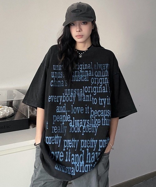 即発◆  Jeansタイポグラフィ・ロゴTシャツ Amazon | [全日本プロレス] 公式 タイポグラフィ ロゴ Tシャツ