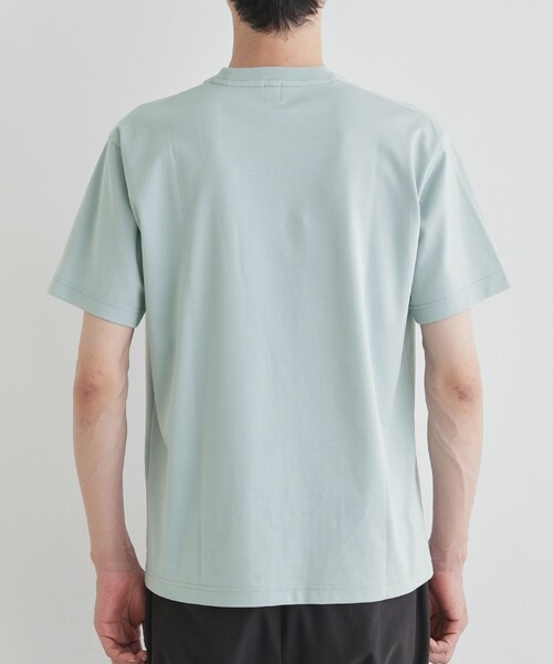 TAKEO KIKUCHI(タケオキクチ)の「【COOL CITY WEAR】ワンポイント刺しゅう ポケットTシャツ /接触冷感(Tシャツ/カットソー・メンズ・ホワイト/ボルドー/ブルー・02/03/04)」の8枚目の写真