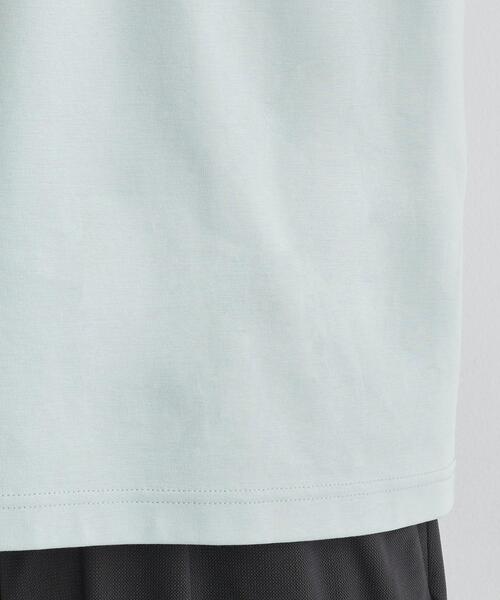 TAKEO KIKUCHI(タケオキクチ)の「【COOL CITY WEAR】ワンポイント刺しゅう ポケットTシャツ /接触冷感(Tシャツ/カットソー・メンズ・ホワイト/ボルドー/ブルー・02/03/04)」の11枚目の写真