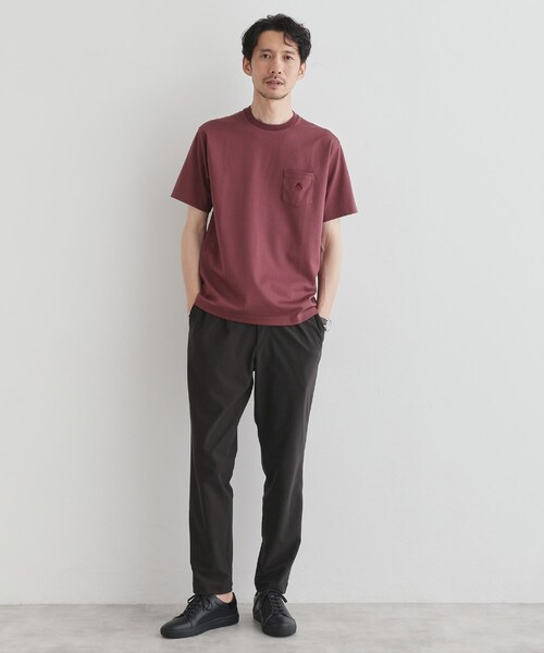 TAKEO KIKUCHI(タケオキクチ)の「【COOL CITY WEAR】ワンポイント刺しゅう ポケットTシャツ /接触冷感(Tシャツ/カットソー・メンズ・ホワイト/ボルドー/ブルー・02/03/04)」の18枚目の写真