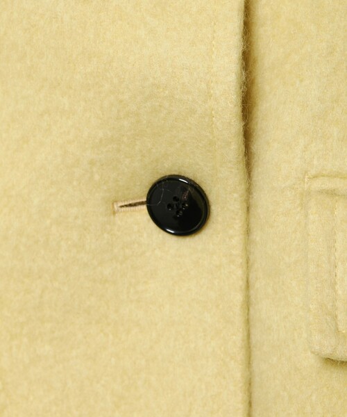 EMMEL REFINES（エメルリファインズ）の「＜EMMEL REFINES＞EM スタンド シャギー ショートコート（ピーコート・レディース・ナチュラル/イエロー・FREE）」の16枚目の写真