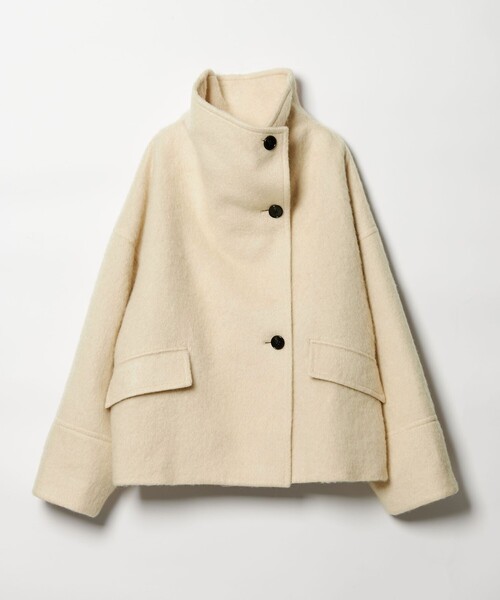 新品 EMMEL REFINES ダブルボタンシャギーコート EMMEL REFINES