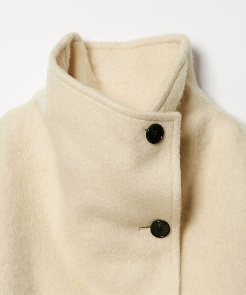 EMMEL REFINES（エメルリファインズ）の「＜EMMEL REFINES＞EM スタンド シャギー ショートコート（ピーコート・レディース・ナチュラル/イエロー・FREE）」の20枚目の写真