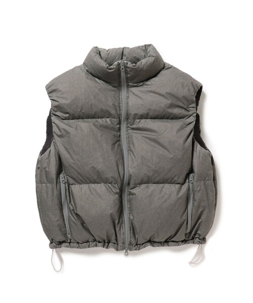 BEAMS（ビームス）の「ワイドフィット フェード ダウンベスト（ベスト・メンズ・グレー/オリーブ・XL/L/M/S）」の8枚目の写真
