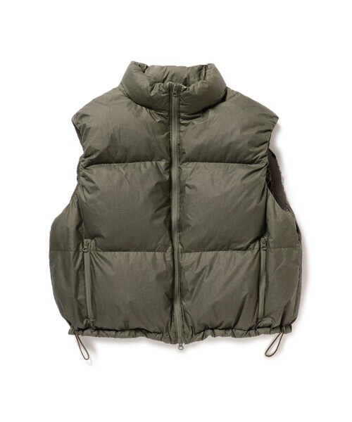 BEAMS（ビームス）の「ワイドフィット フェード ダウンベスト（ベスト・メンズ・グレー/オリーブ・XL/L/M/S）」の10枚目の写真