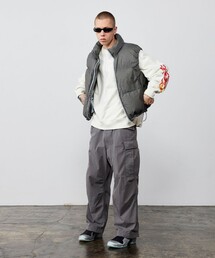 BEAMS | ワイドフィット フェード ダウンベスト(ベスト)