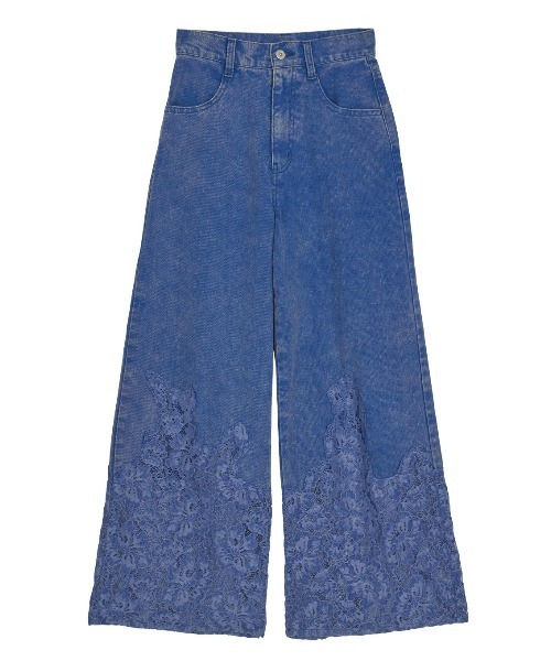 パンツ LACE DOCKING FADE DENIM PANTS LACE DOCKING FADE DENIM PANTS（デニムパンツ）｜Ameri（アメリ