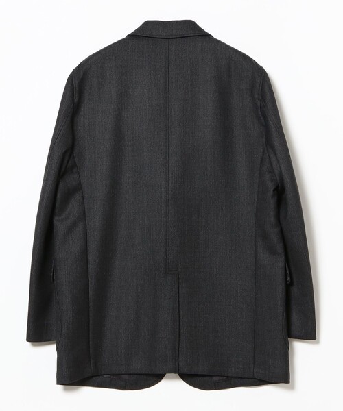BEAMS PLUS（ビームスプラス）の「ダブルウィーブ ウール 3ボタンジャケット ボックスフィット（テーラードジャケット・メンズ・チャコールグレー/ネイビー・M/S/L）」の15枚目の写真