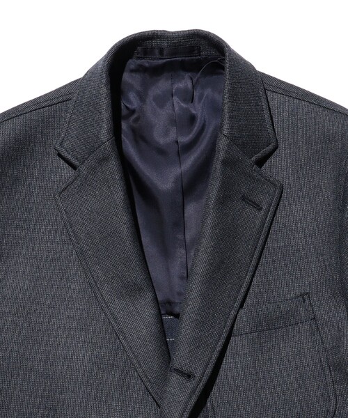 BEAMS PLUS（ビームスプラス）の「ダブルウィーブ ウール 3ボタンジャケット ボックスフィット（テーラードジャケット・メンズ・チャコールグレー/ネイビー・M/S/L）」の18枚目の写真