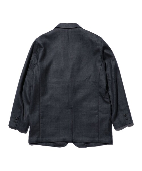 BEAMS PLUS（ビームスプラス）の「ダブルウィーブ ウール 3ボタンジャケット ボックスフィット（テーラードジャケット・メンズ・チャコールグレー/ネイビー・M/S/L）」の21枚目の写真