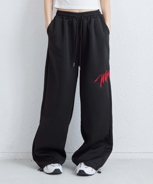 MAISON DE THERESE（メゾン ド テレーズ）の「ロゴスウェットワイドパンツ（その他パンツ・レディース・ブラック/Cream/グレー・FREE）」の20枚目の写真