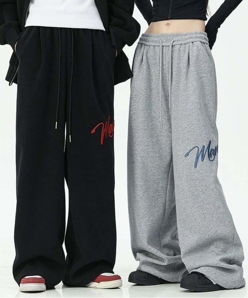 MAISON DE THERESE（メゾン ド テレーズ）の「ロゴスウェットワイドパンツ（その他パンツ・レディース・ブラック/Cream/グレー・FREE）」の11枚目の写真
