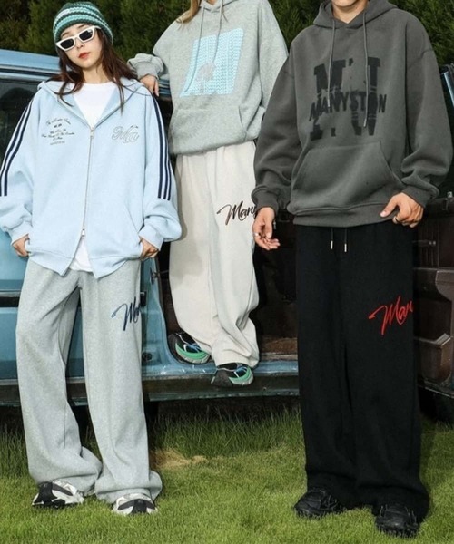 MAISON DE THERESE（メゾン ド テレーズ）の「ロゴスウェットワイドパンツ（その他パンツ・レディース・ブラック/Cream/グレー・FREE）」の10枚目の写真