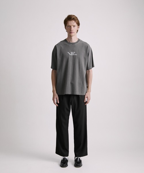 Saturdays NYC（サタデーズ ニューヨークシティ ）の「Slash SNYC Surf Relaxed SS Tee（Tシャツ/カットソー・メンズ・キナリ/チャコールグレー/イエロー・L/M/S/XL）」の5枚目の写真