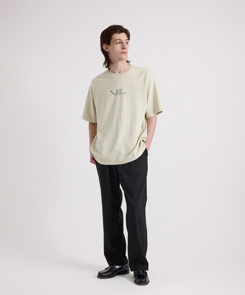 Saturdays NYC（サタデーズ ニューヨークシティ ）の「Slash SNYC Surf Relaxed SS Tee（Tシャツ/カットソー・メンズ・キナリ/チャコールグレー/イエロー・L/M/S/XL）」の11枚目の写真