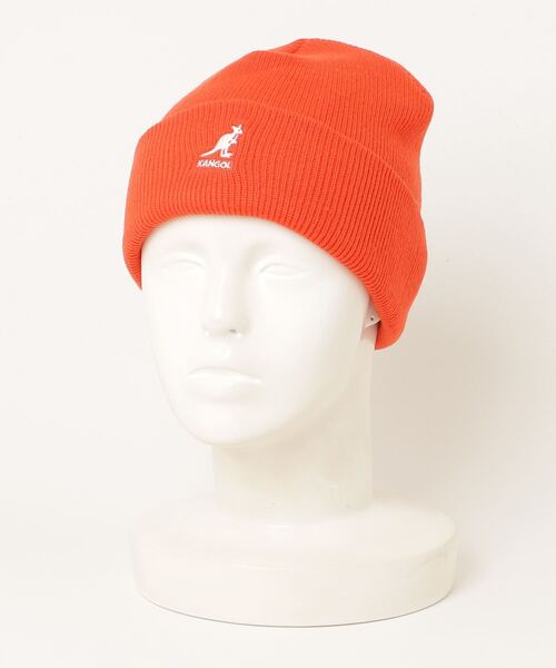 KANGOL(カンゴール)の「【T13】【KANGOL/カンゴール】Kangol Acrylic Cuff Pull-On Beanie K2978(ニットキャップ/ビーニー・メンズ・キャメル/オレンジ/レッド/その他・FREE)」の3枚目の写真