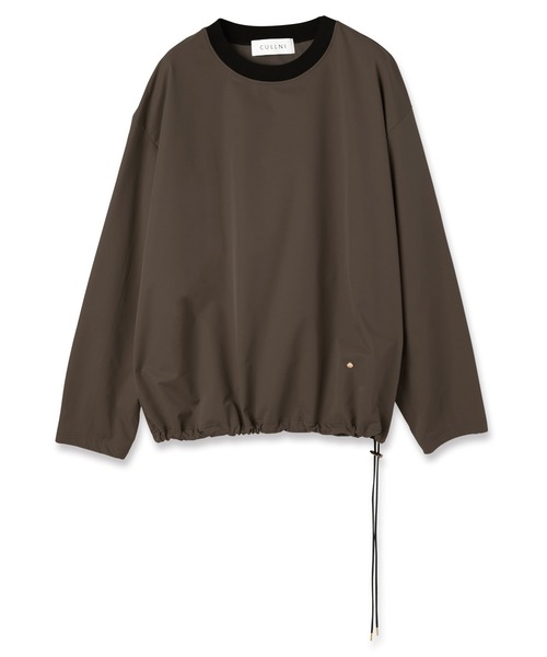 セール】Stretch Double Cloth Drawstring Pullover（Tシャツ