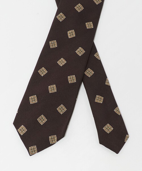 green label relaxing（グリーンレーベルリラクシング）の「＜Alessandro Masi＞8.0cm コモン1 ネクタイ（ネクタイ・メンズ・ダークブラウン/パープル/ネイビー・FREE）」の4枚目の写真