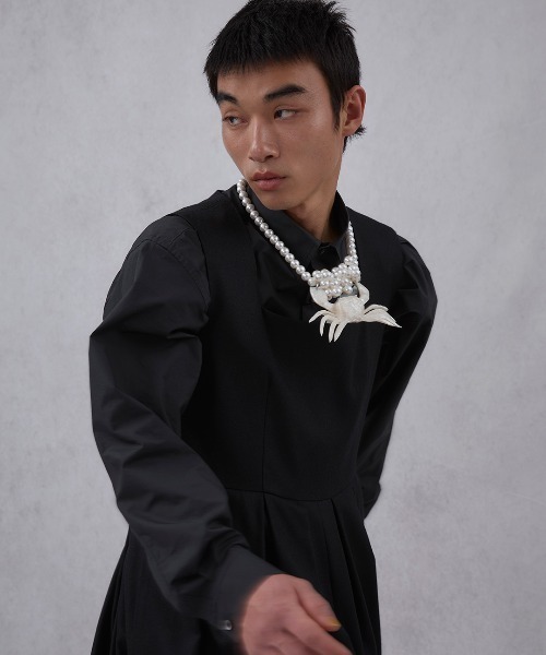 セール】門倉太久斗/22世紀ジェダイ wool midi dress（ワンピース