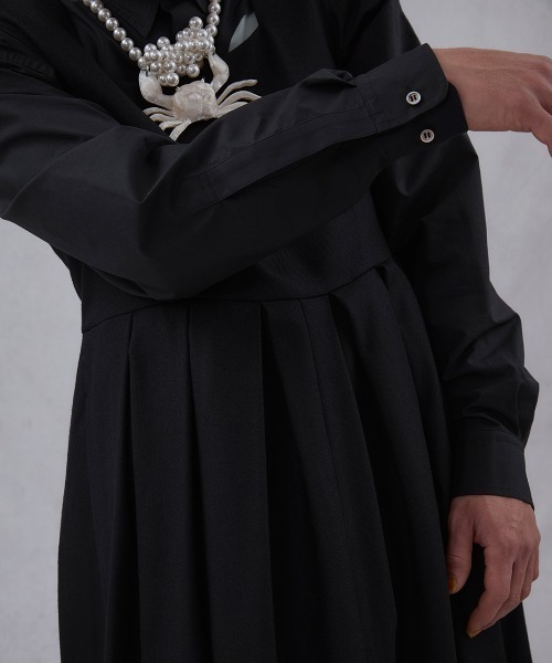 セール】門倉太久斗/22世紀ジェダイ wool midi dress（ワンピース