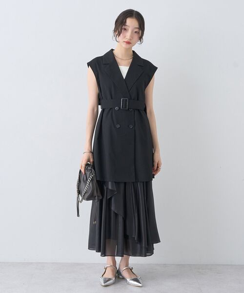 earth music&ecology(アースミュージックアンドエコロジー)の「ショートジレンチ(トレンチコート・レディース・ベージュ/ブラック/ブラウン系その他4・FREE)」の21枚目の写真