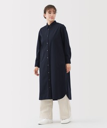 無印良品 | 婦人　洗いざらし　ブロード長袖シャツワンピース(ワンピース)