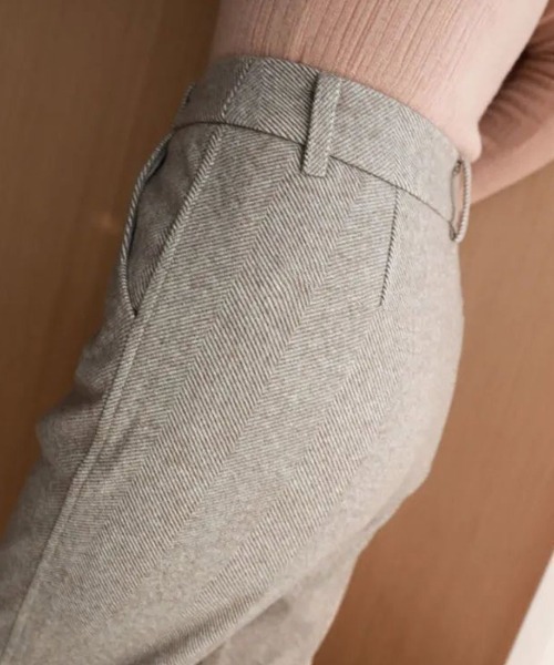 Forcement(フォースメント)の「スタイルよくみえ上品パンツ(その他パンツ・レディース・ベージュ/ブラウン・M/L)」の10枚目の写真